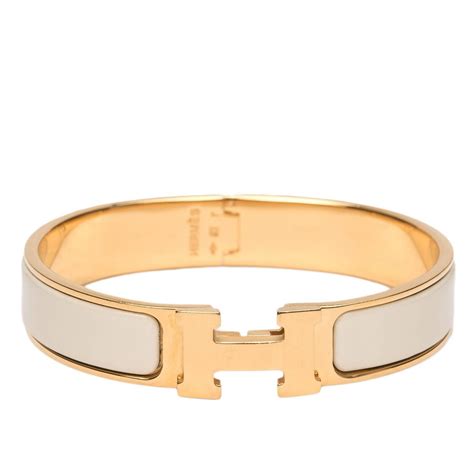 hermes narrow printed enamel bracelet|hermes clic h price.